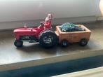 Tractor met aanhangwagen, Ophalen, Zo goed als nieuw