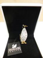 Rare pingouin Zwarovski, Neuf, Enlèvement ou Envoi, Or, Autres matériaux
