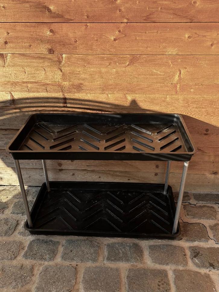 Dubbele kweektafel kweekbak moestuin zaailingen, Tuin en Terras, Kweekspullen, Zo goed als nieuw, Kweektafel, Ophalen of Verzenden