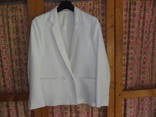 Blazer dame, Vêtements | Femmes, Vestes & Costumes, Porté, Manteau, Taille 38/40 (M), Blanc, Enlèvement ou Envoi