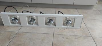 Halla 4-spot plafondarmatuur - wit professioneel design met  beschikbaar voor biedingen