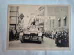 Foto intocht Wehrmacht Sudetenland met Panzer III, 1938, Ophalen of Verzenden