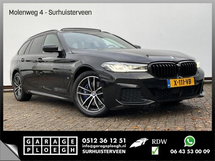 BMW 530 5-serie Touring 530e xDrive M-sport HUD Laser Memory, Auto's, BMW, Bedrijf, 5 Reeks, 4x4, ABS, Adaptieve lichten, Adaptive Cruise Control