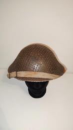 Britse WW2 MKII Brodie helm met net, Verzenden, Landmacht, Helm of Baret