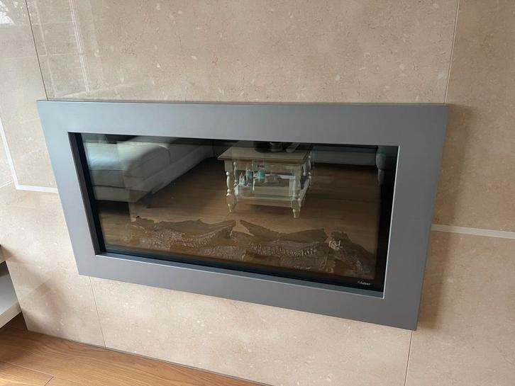 Gratis Inbouwhaard electrisch merk “FABER” klein defect, Huis en Inrichting, Haarden, Gebruikt, Elektrische haard, Ophalen