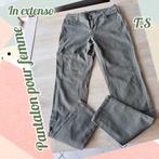 Pantalon pour femme-kaki-In Extenso-T.S, Ophalen of Verzenden, InExtenso, Maat 36 (S), Lang