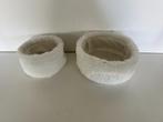 Lot de 2 petits bacs de rangement en tissu tout doux, Ophalen, Overige materialen, Gebruikt, Mand