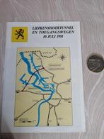 liefkenshoektunnel opening 1991, Verzamelen, Tijdschriften, Kranten en Knipsels, Ophalen of Verzenden, 1980 tot heden
