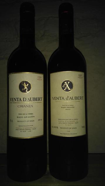 wijn Venta d'Aubert 1996, Vino de la Tierra, Bajo Aragon, Verzamelen, Wijnen, Ophalen of Verzenden