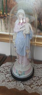 Mariabeeld met Jezus in stolp, Maison & Meubles, Accessoires pour la Maison | Cloches, Comme neuf, Enlèvement