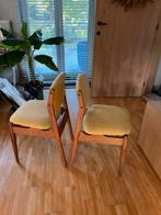 Stoelen Danish style, Huis en Inrichting, Stoelen, Ophalen, Hout, Gebruikt, Twee