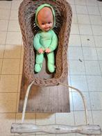 Speel kinderwagen(Riet) jaren 50, Antiek en Kunst, Ophalen