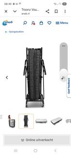 Opklapbed, Huis en Inrichting, Ophalen, 90 cm, Eenpersoons, Zwart