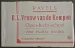 Ravels, Open-lucht-school voor zwakke meisjes 32 postkaarten, 1940 tot 1960, Antwerpen, Ongelopen, Ophalen of Verzenden