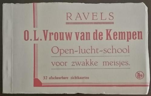 Ravels, Open-lucht-school voor zwakke meisjes 32 postkaarten, Verzamelen, Postkaarten | België, Ongelopen, Antwerpen, 1940 tot 1960