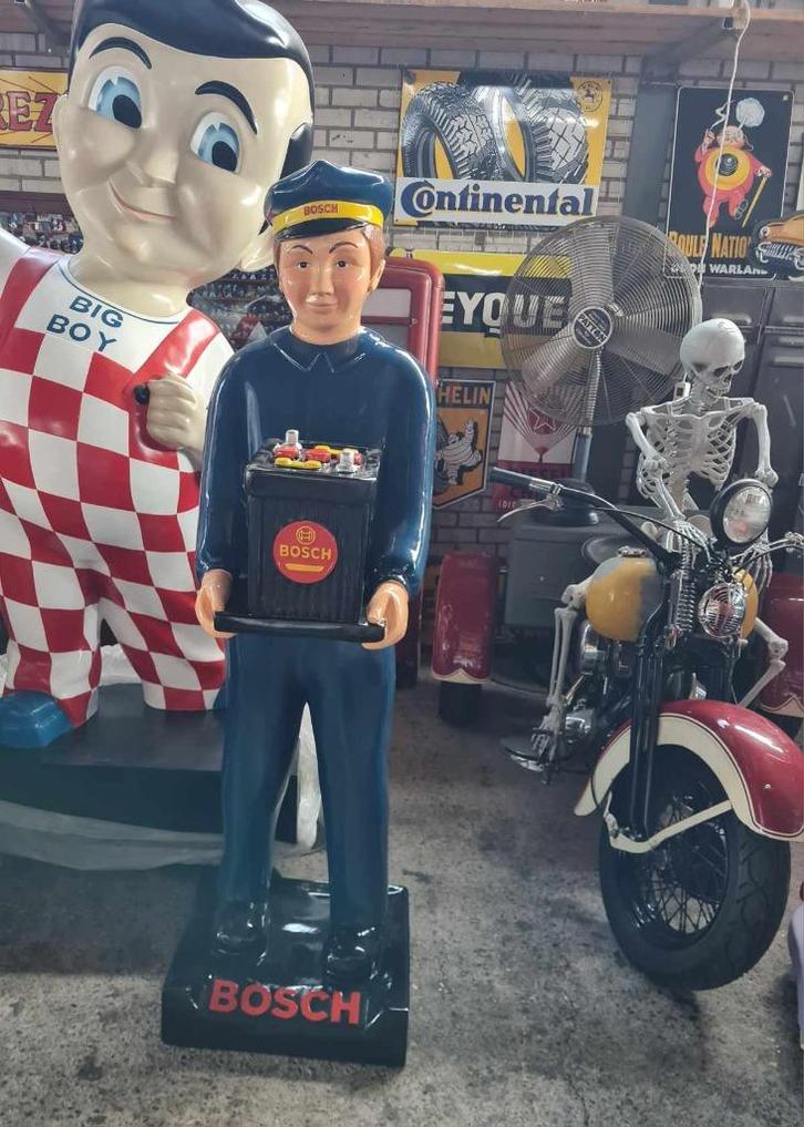 Groot Bosch accu reclame decoratie beeld garage showroom, Verzamelen, Beelden en Beeldjes, Zo goed als nieuw, Overige typen, Ophalen