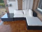 Loungeset nieuw, Tuin en Terras, Ophalen, 4 zitplaatsen, Rotan, Bank