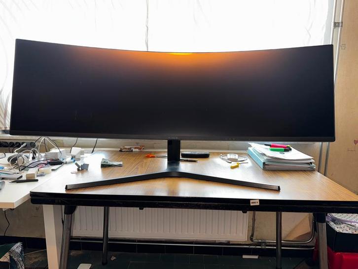 Écran ultra-large Samsung 49" LC49J890DKR (32:9), Computers en Software, Monitoren, Gebruikt, 101 t/m 150 Hz, DisplayPort, HDMI