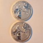 2 x 1 oz 999 en argent allemand 2020, Envoi, Argent
