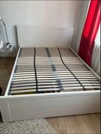 Nieuw wit houten bedframe van 140 cm x 200 cm, Ophalen