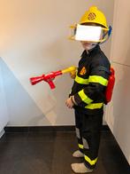 Brandweerman verkleedpak + waterpistool te koop maat 3-5 jr, Ophalen, Zo goed als nieuw, Jongen of Meisje