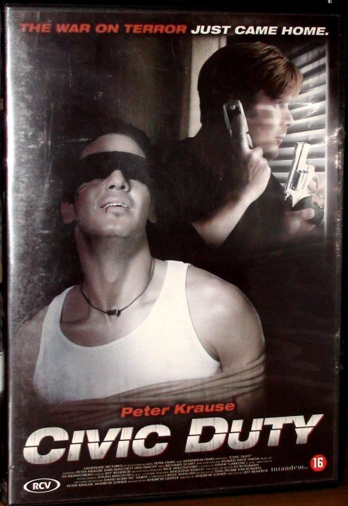 dvd civic duty, Cd's en Dvd's, Dvd's | Thrillers en Misdaad, Overige genres, Ophalen of Verzenden