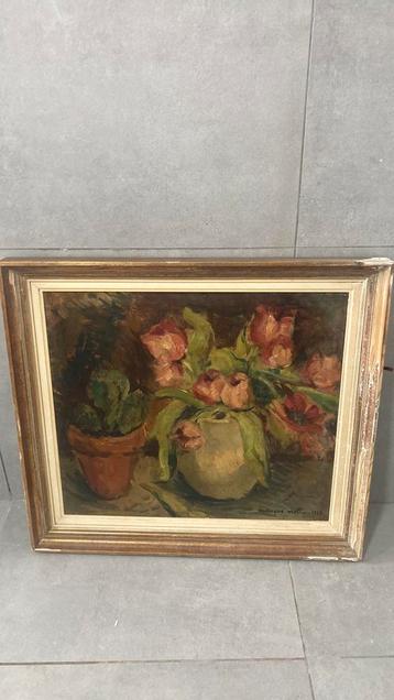 Tableau antique mesure 60cm sur 60cm