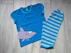 ✿ M116 - Woody zomerpyjama thema haai, Kinderen en Baby's, Kinderkleding | Maat 116, Nacht- of Onderkleding, Gebruikt, Meisje