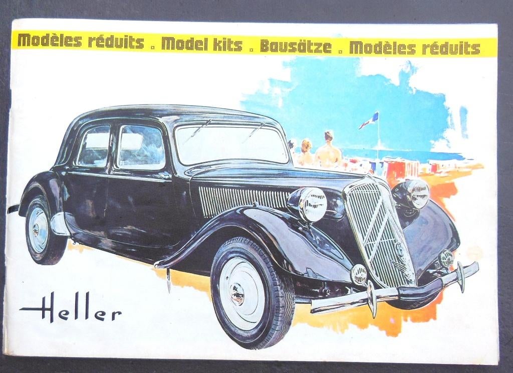 Catalogue des maquettes HELLER 1977 - complet et bon état, Envoi, Utilisé