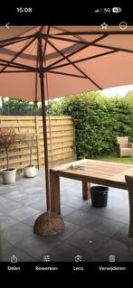 Grote rechthoekige parasol, Ophalen of Verzenden, Zo goed als nieuw