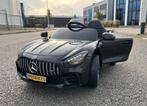 Mercedes GT-R AMG zwart 12V RC / Leder / Rubberban, MP3 AUX, Ophalen of Verzenden, Nieuw