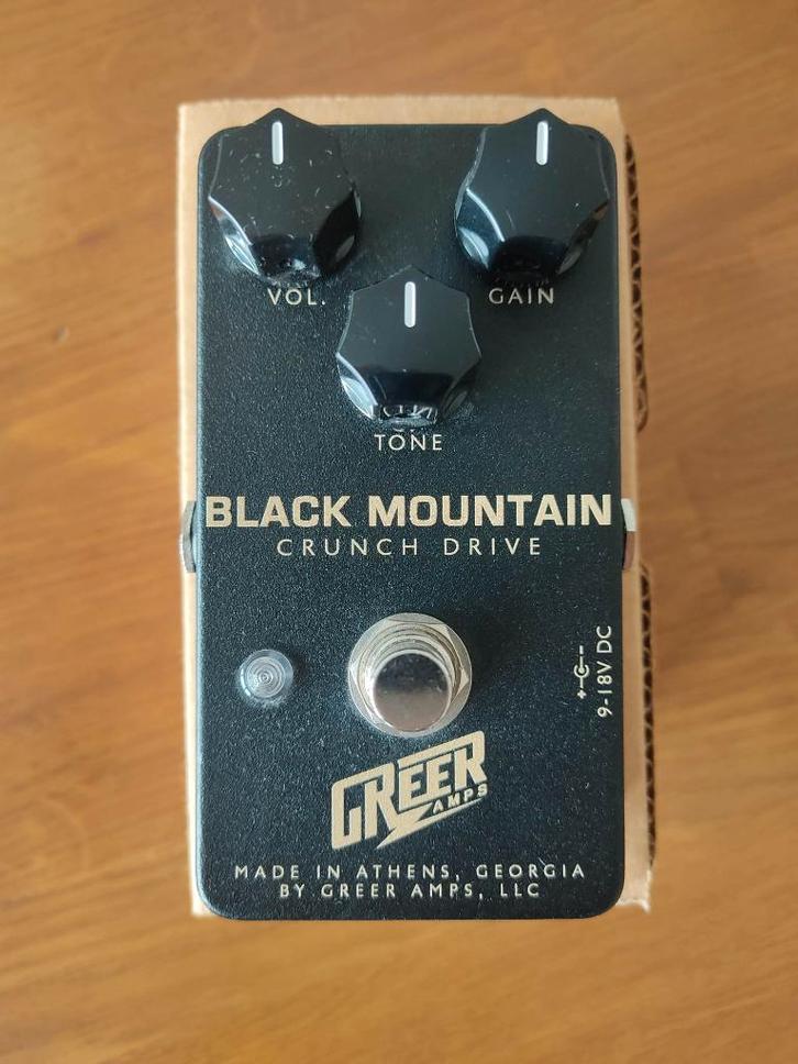 Greer Amps Black Mountain, Musique & Instruments, Effets, Comme neuf, Distortion, Overdrive ou Fuzz, Enlèvement ou Envoi