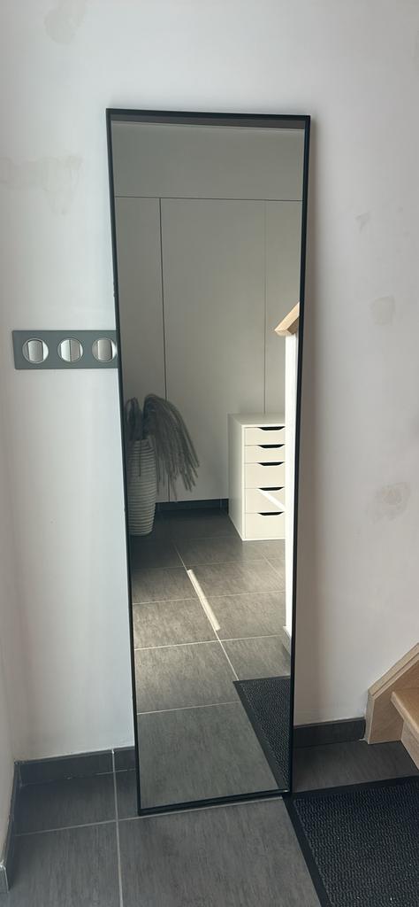 Staande spiegel zwart, Ophalen, Zo goed als nieuw