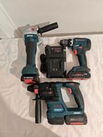 Outils Bosh Pro Foreuse visseuse meuleuse avec batterie, Bricolage & Construction, Enlèvement, Utilisé