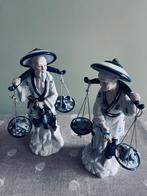 Set porseleinen Aziatische vissersbeelden, Antiek en Kunst, Antiek | Porselein, Ophalen