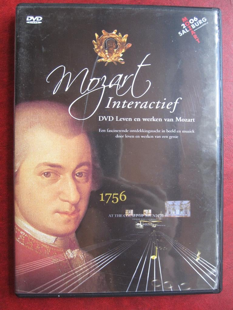 Wolfgang Amadeus Mozart - Mozart interactief, Cd's en Dvd's, Alle leeftijden, Ophalen of Verzenden, Zo goed als nieuw, Documentaire
