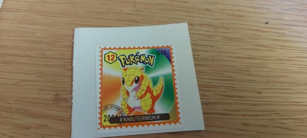 Timbre Pokémon Rare Sandshrew Fine, Enlèvement ou Envoi, Neuf, Autres types