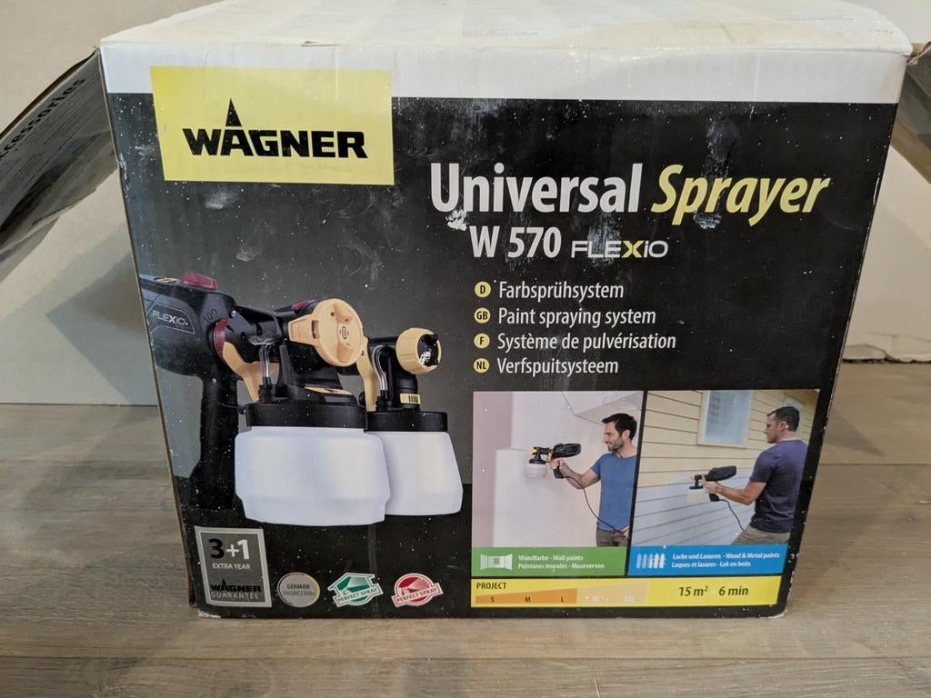 Wagner universal sprayer, Ophalen