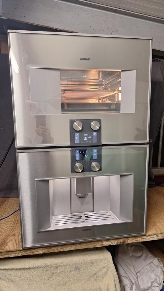 Gaggenau combi stoomoven BS475111E koffiemachine CM450111, Elektronische apparatuur, Ovens, Hete lucht, Zo goed als nieuw, Oven met grill
