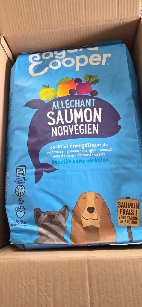 12kg 3x hondenbrokken Edgard&Cooper Noorse zalm adult, Dieren en Toebehoren, Dierenvoeding, Ophalen, Hond