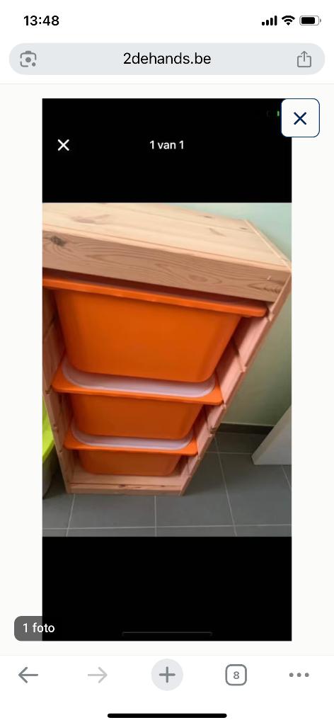 Opbergkast, Ophalen, Zo goed als nieuw