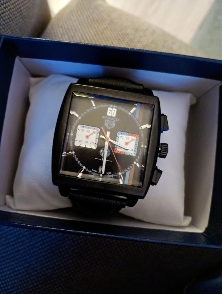 À vendre : une magnifique TAG Heuer Monaco Gulf, Bijoux, Sacs & Beauté, Montres | Hommes, Montre-bracelet, Enlèvement ou Envoi