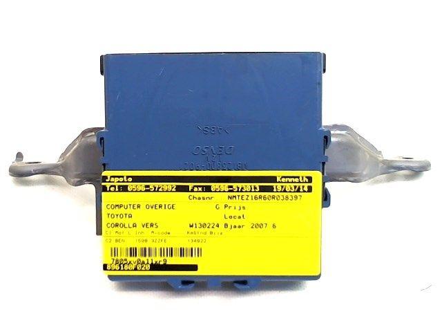 ORDINATEUR DIVERS C Corolla Verso (R10 / 11) (|896180F020|), Utilisé, Toyota
