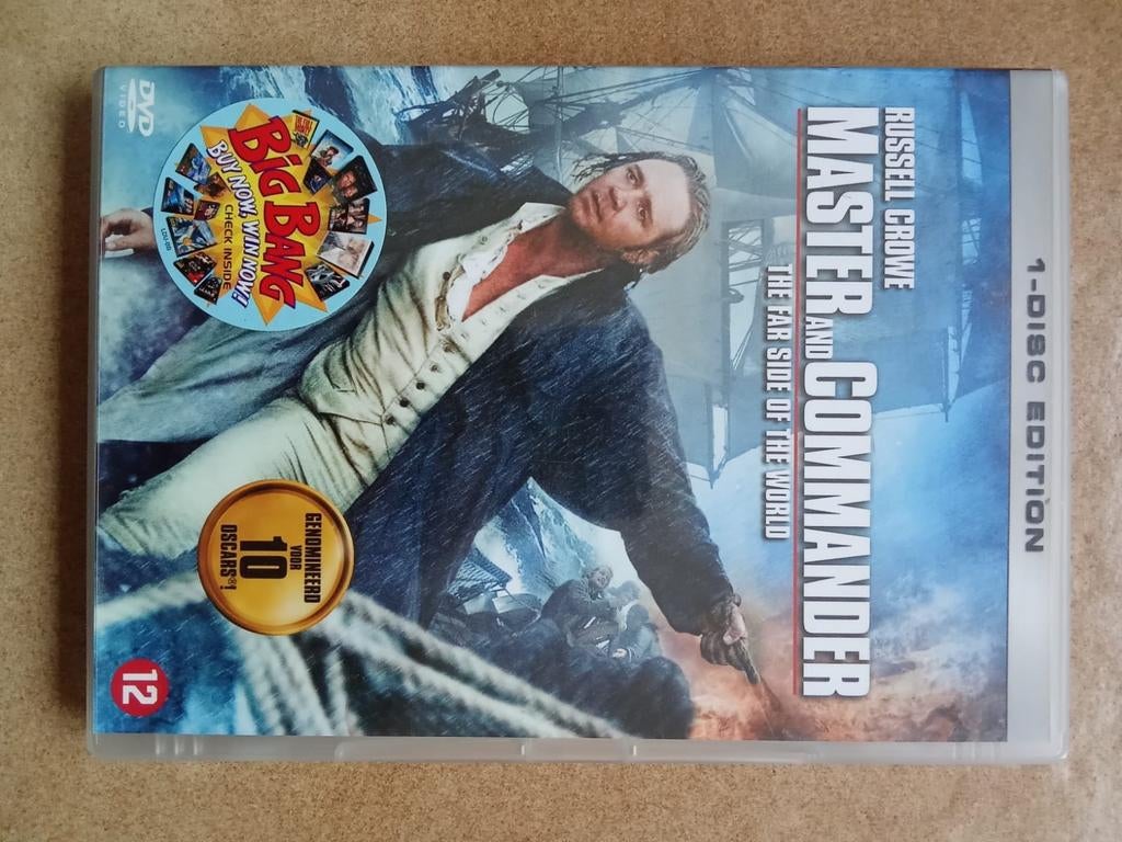 master and commander, CD & DVD, DVD | Aventure, Enlèvement ou Envoi