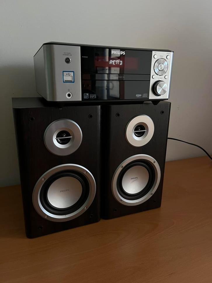 Philips Micro System MCM 710, Audio, Tv en Foto, Stereoketens, Zo goed als nieuw, Cd-speler, Tuner of Radio, Speakers, Philips