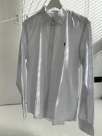 Wit hemd met patroon, Enlèvement ou Envoi, Comme neuf, Blanc, Tour de cou 41/42 (L)