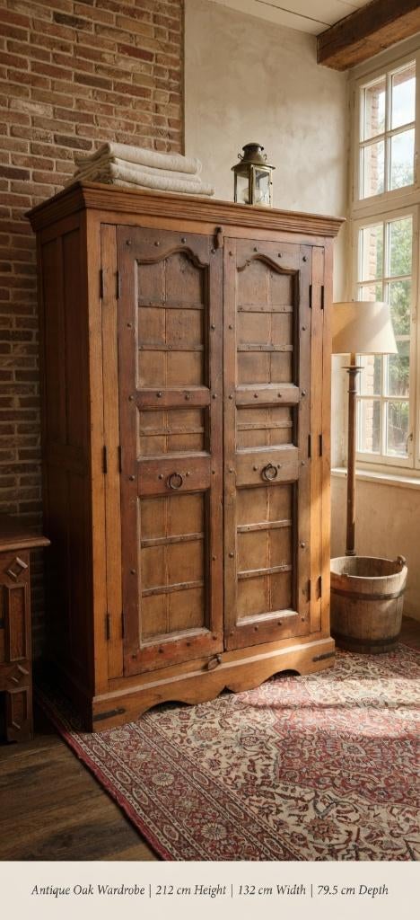 Armoire Colonial India, Avec tablette(s), Enlèvement ou Envoi, India koloniaal, Comme neuf