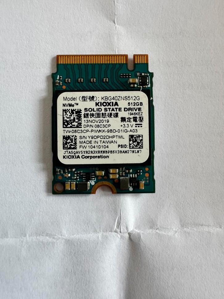 SSD 512GB, Informatique & Logiciels, Disques durs, Comme neuf, Enlèvement