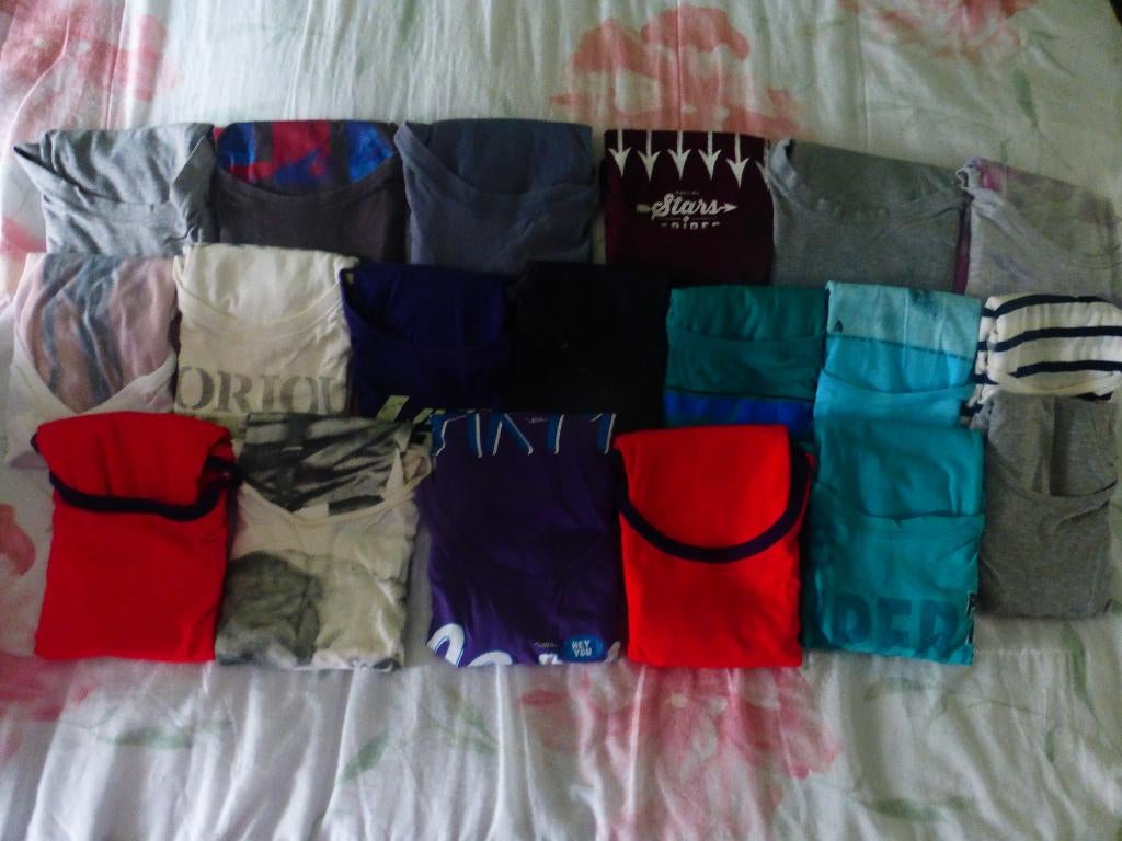 LOT van 22 T-SHIRTS in de maten: S - M - L = €19 voor 22! !, Kleding | Heren, Ophalen of Verzenden