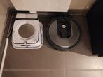 Roomba 900-series + brava jet m6, Elektronische apparatuur, Ophalen, Gebruikt, Reservoir, Robotstofzuiger
